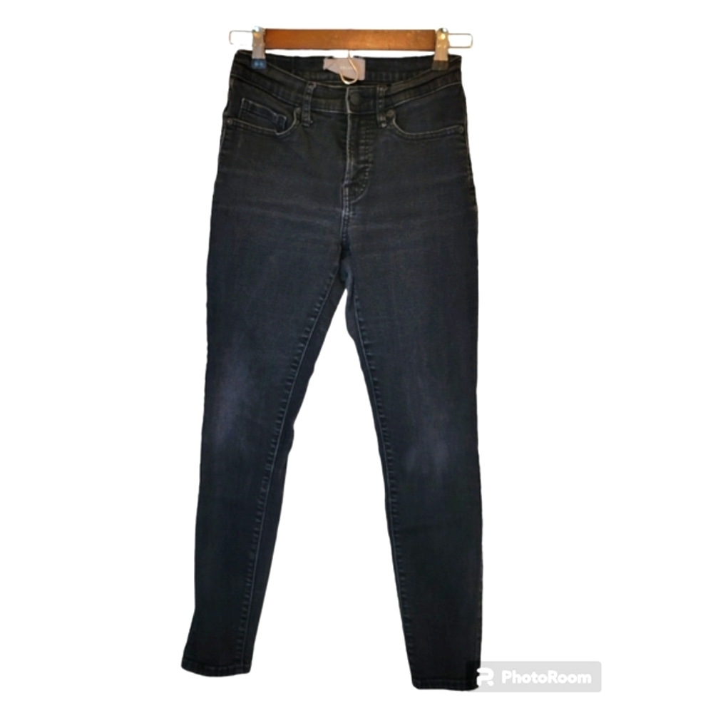 Everlane Women's Black Mid Rise Skinny Jeans Size 24